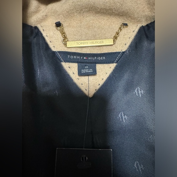 NWT Tommy Hilfiger Beige Wool Trench Coat 🧥 - Picture 3 of 5